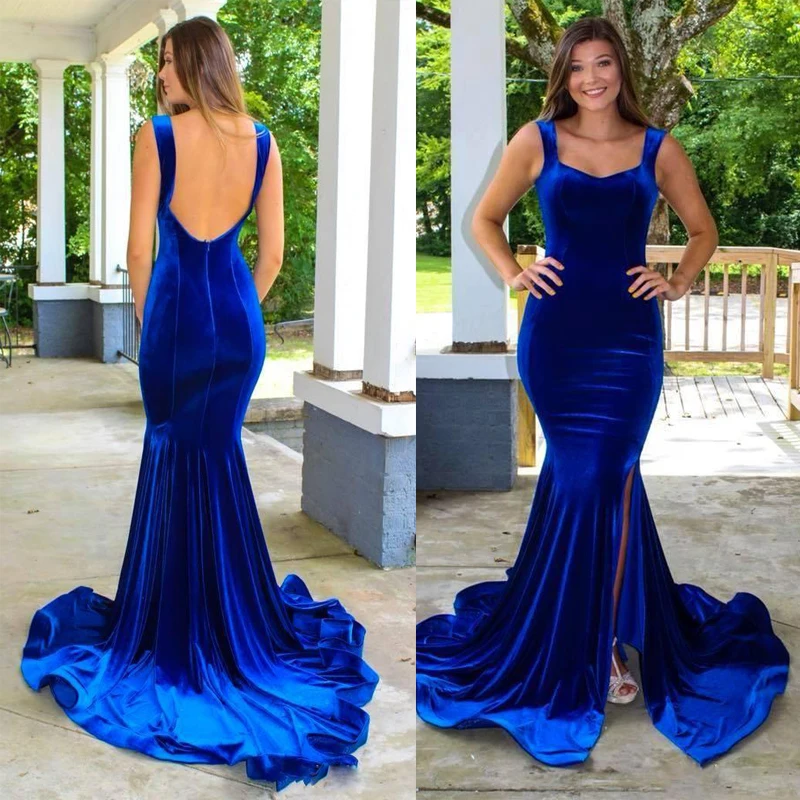 dark blue prom dresses 2019