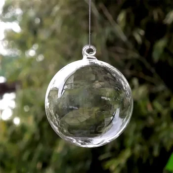 

Big Packing Diameter=6cm 8cm 10cm 12cm 15cm 20cm Christmas Ball Transparent Glass Globe Hotel Wedding Decoration Glass Ball