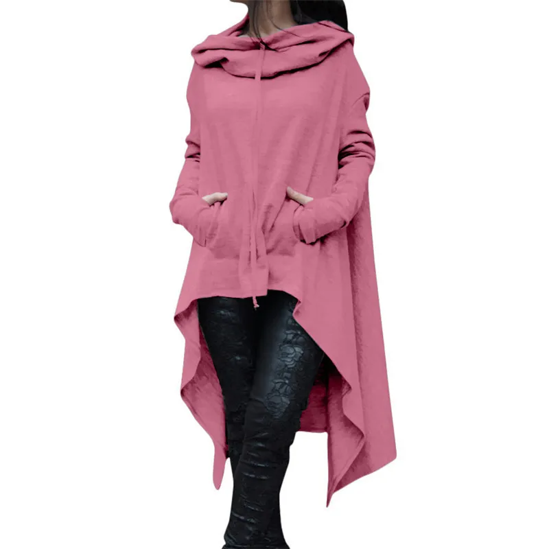Female Hoodies Gothic Sweatshirt Plus size Blackpink Coat Women Irregular Long Multicolor Hoodie 2018 Halloween Solid Pokemon Female Hoodies Gothic Sweatshirt Plus size Blackpink Coat Women Irregular Long Multicolor Hoodie 2018 Halloween Solid Pokemon