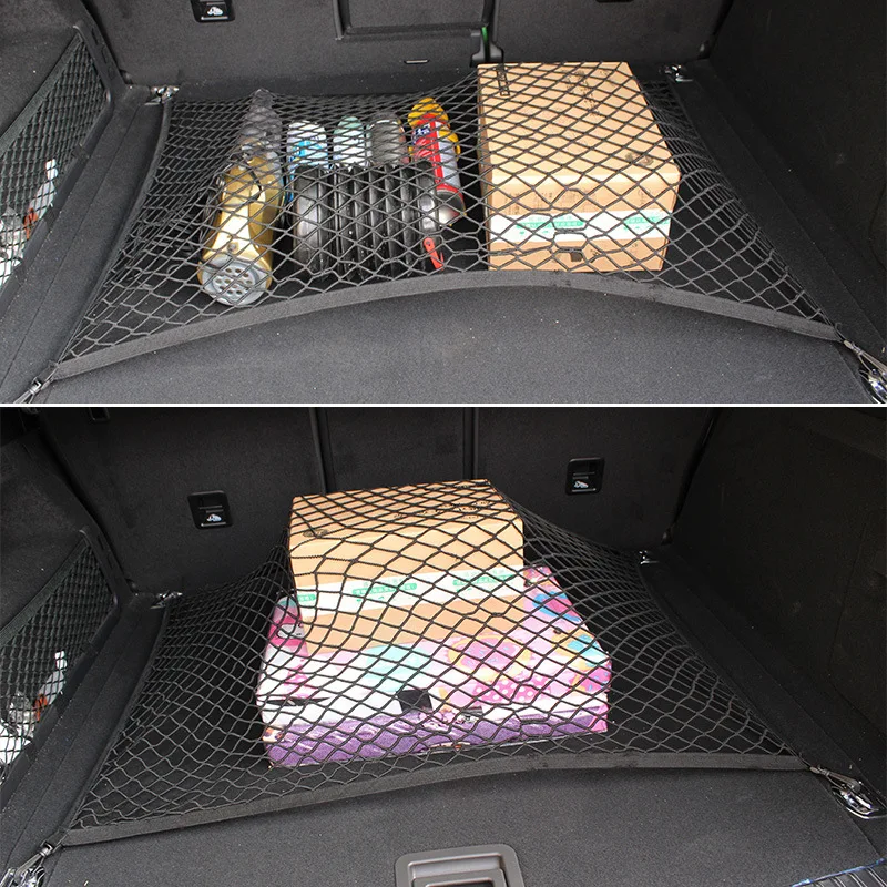 Для Porsche Cayenne Macan авто Уход для хранения багажа в багажник автомобиля Грузовой Органайзер нейлоновая эластичная сетка