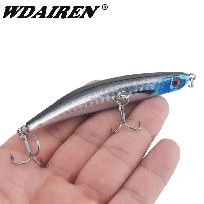 1Pcs bending 9cm 8g Fishing Lure Minnow Hard Bait with 2 Fishing Hooks Fishing Tackle Lure 3D Eyes Crankbait Minnows WD-243