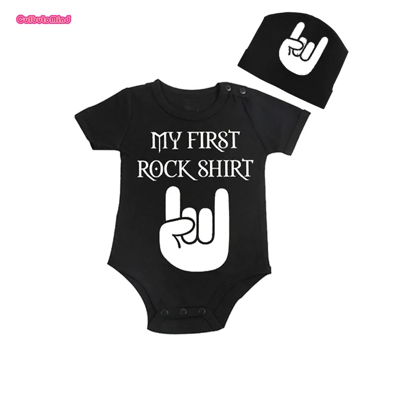 my first rock shirt with cap