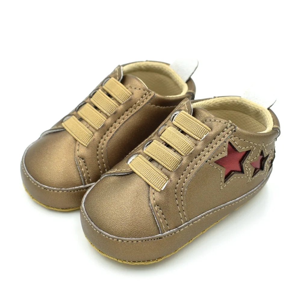 Детская обувь в виде звезд для маленьких мальчиков Повседневные детские мокасины горячая распродажа обуви малыша - Цвет: k