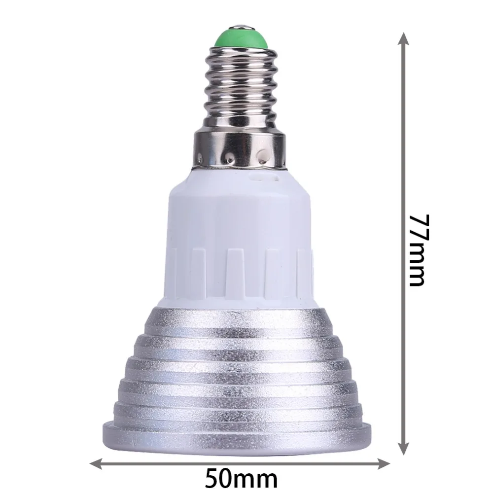 3 Вт E27 E14 GU10 RGB светодиодный светильник Точечный цветной 16 изменение цвета AC110V 220V с