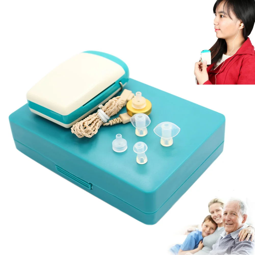 

Newly F-18 Pocket Hearing Aid Voice Sound Amplifier Health Ear Products Kit