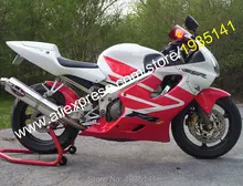 For Honda CBR600 F4i 2001 2002 2003 CBR600F4i 01 02 03 CBR 600 Red White ABS Motorbike Fairing (Injection molding)