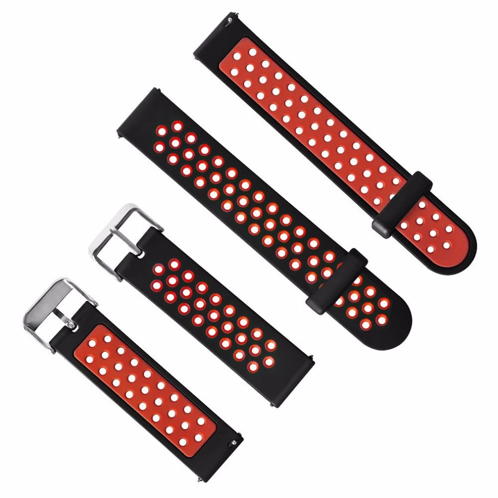 Ремешок силиконовый для смарт часов Garmin Vivoactive 3 сменный спортивный браслет с