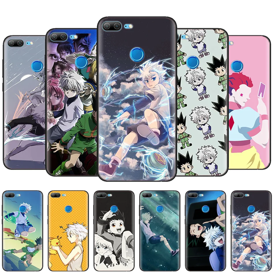 

Black Silicone Case Bag Cover for Huawei Honor 10i Y7 Y6 Y5 Y9 8X 8C 8S 9 10 Lite Pro 2018 2019 Enjoy 9E 9S Anime Hunter X Hunte