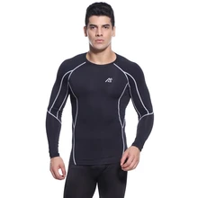 Твердые черные охотничьи тройники базовый слой рубашки для мужчин функциональные наружные термальные майки компрессионный базовый слой