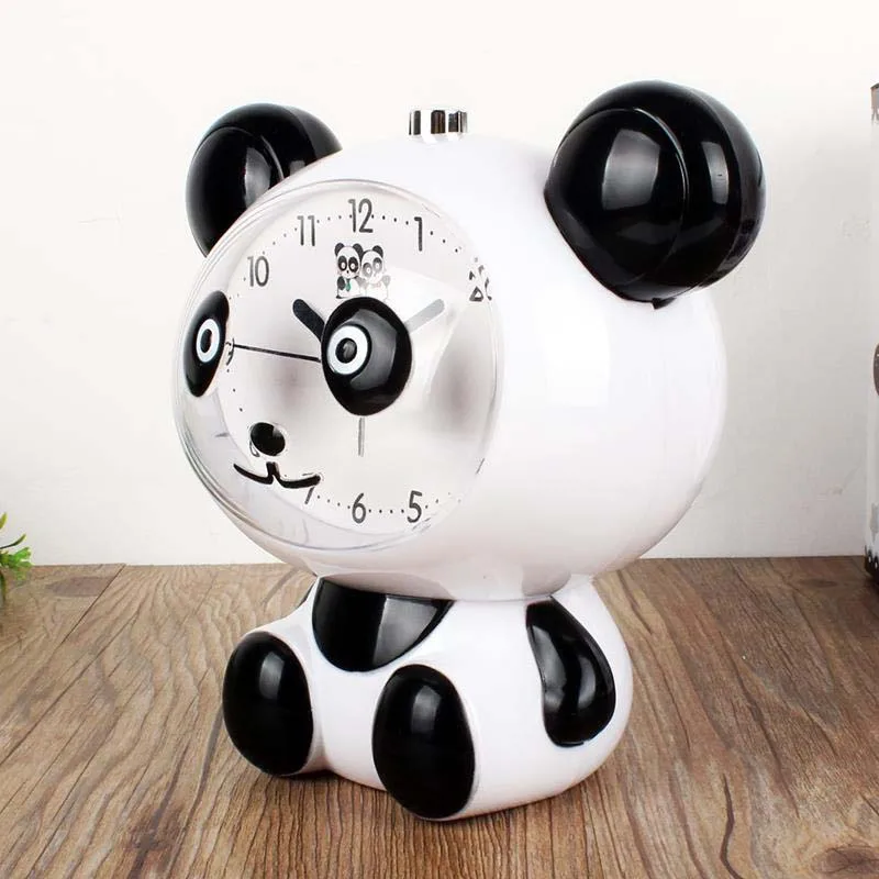 Giant Panda Night Light Plastic with Children's Voice Nightlight Alarm