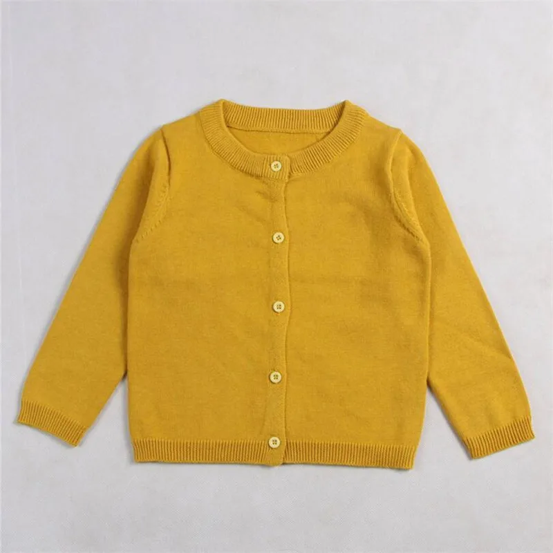 

Baby Girl Sweater Child Winter solid color Sweater Cardigan Jacket infant boys yarn Cardigan drop shipping