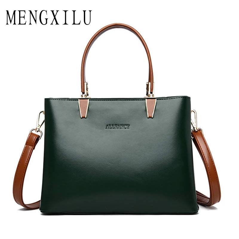 

Large Capacity Leather Bag for Women 2019 Simple Handbag Ladies Crossbody Bags Shoulder Bags Female Big Tote Bag Bolsa Feminina