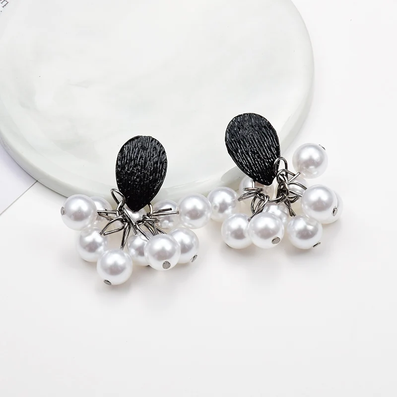 

New Style Pearl Drop Earrings ZA Hot Sale Fashion Trend Dangle Earring Jewelry For Women Girls Gift Pendientes Bijoux