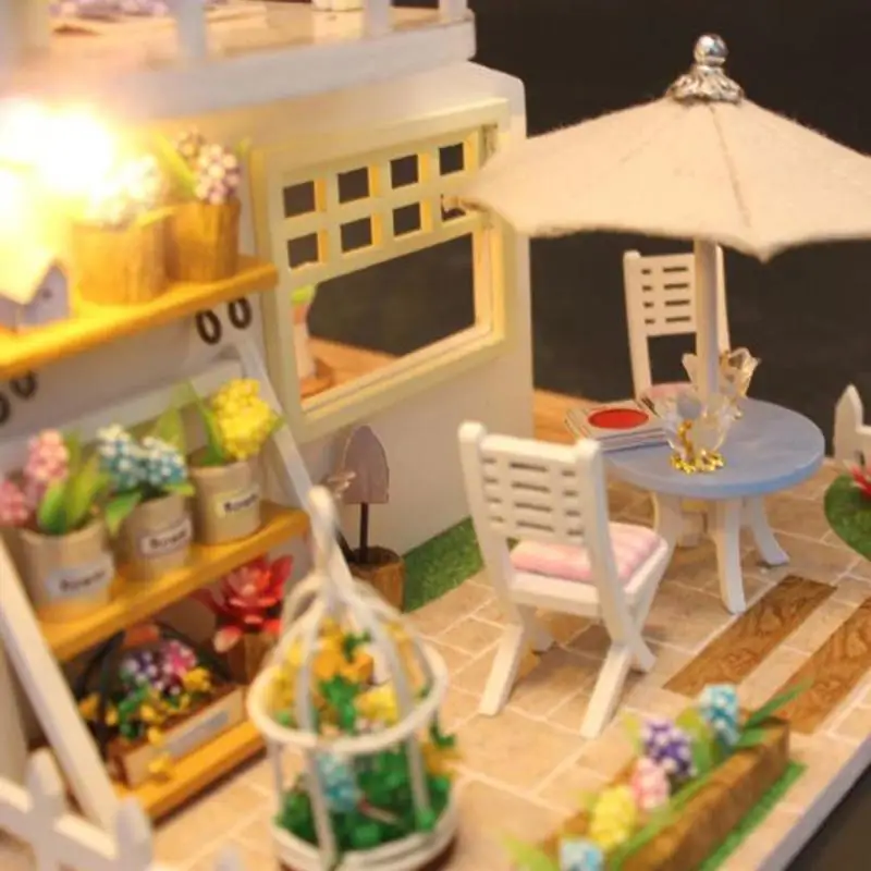2018 Handmade Christmas Gifts Miniature Diy Puzzle Toy Doll House Model Wooden Furniture Building Blocks Toys Birthday Gifts 2018 Handmade Christmas Gifts Miniature Diy Puzzle Toy Doll House Model Wooden Furniture Building Blocks Toys Birthday Gifts