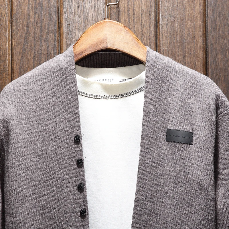 Christmas Men Sweaters Winter Clothes 2019 Plus Size Asian M-4XL 5XL 6XL Japan Style Fashion Standard Designer Cardigan
