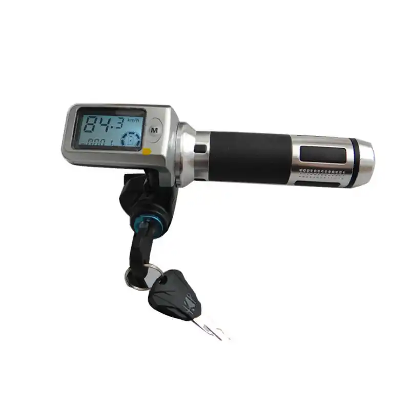 speedometer battery indicator LCD display with thumb throttle shifter