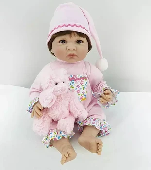

Bebe Toy reborn 14"36cm cute girl reborn baby dolls vinyl silicone reborn dolls for sale children gift bonecas