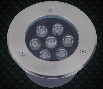 

waterproof 1 * 7w single color Epistar good LED underground light white / warm white led under ground lamp 7w led spot light