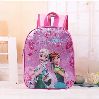 

New Kids Cartoon Schoolbag Baby Girls Lovely Pirncess Kindergarten backpacks Cute Children bag Best gift