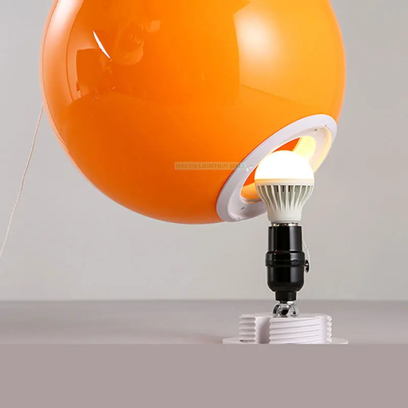  D300mm ball shape ceiling light beautiful children bedroom ballon lamp foyer colorful decoration li - 32672068438