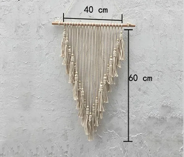 Макраме Настенный декор ручной работы хлопок настенный гобелен богемный