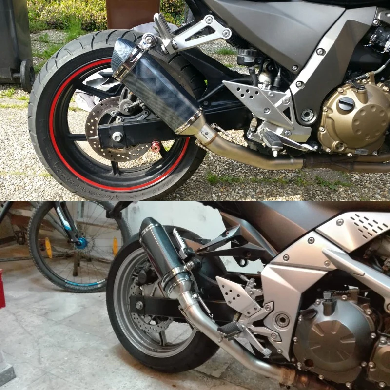 Alconstar-Z750 мотоцикл выхлопной среднего Соединительная труба средняя секция переходная труба для Kawasaki z750