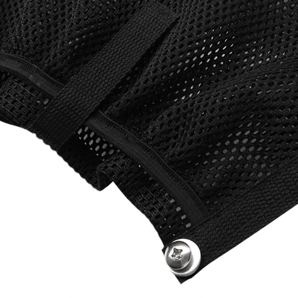 Black Nylon Boat Gear Beer Storage Mesh Bag Side Pouch Organizer for Kayak Camping Rafting Fishing Canoe Boat Yatch Accessories 