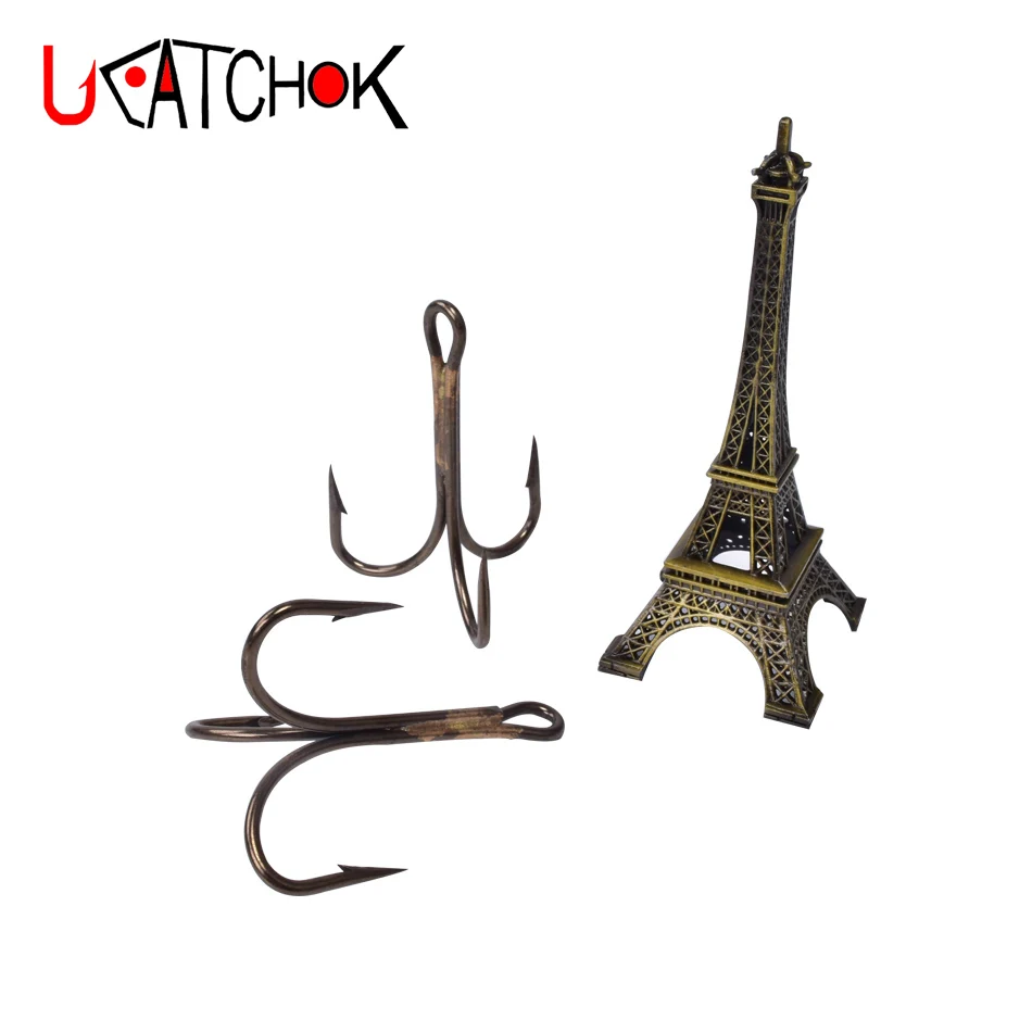 Gancho de Pesca Gancho de Pesca de Alto Jogo de Pesca Equipamento de Pesca Unidades Pacote Tamanho Grande Genuíno Francês Vmc Triplo-âncoras de Alto Mar Agudos 5 - 9 High Quality Esporte e Lazer