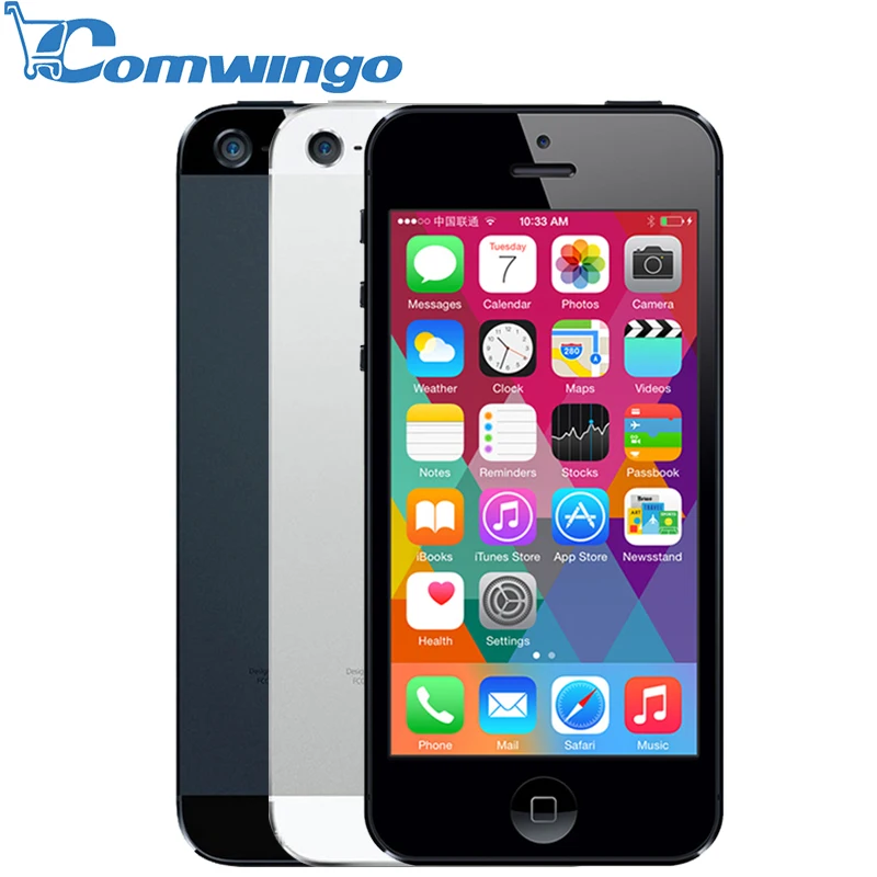 Buy unlocked APPLE iPhone 5 Original Cell Phone iOS 8 OS Dual core 1G RAM 16GB