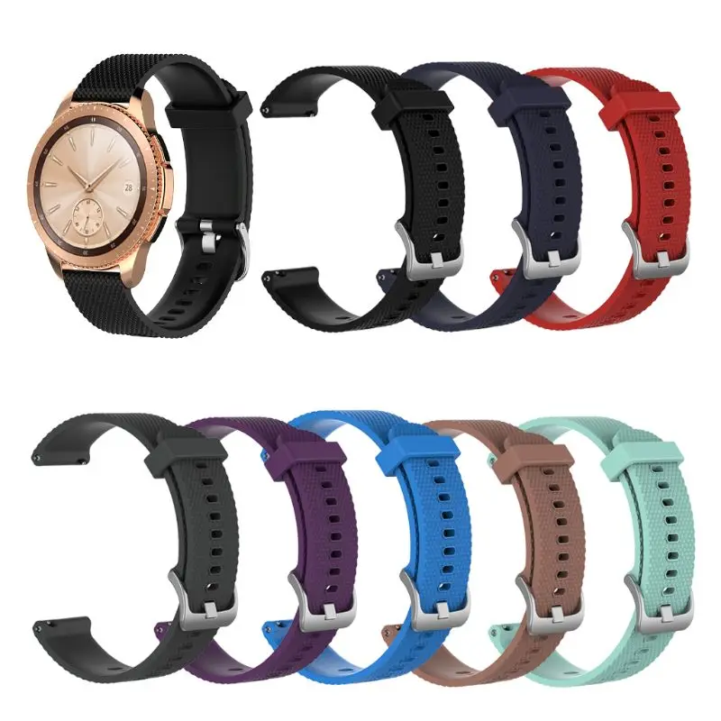 Soft Silicone Watch Band Replacement Wristband For Samsung Galaxy Watch 42mm S/L in Smart