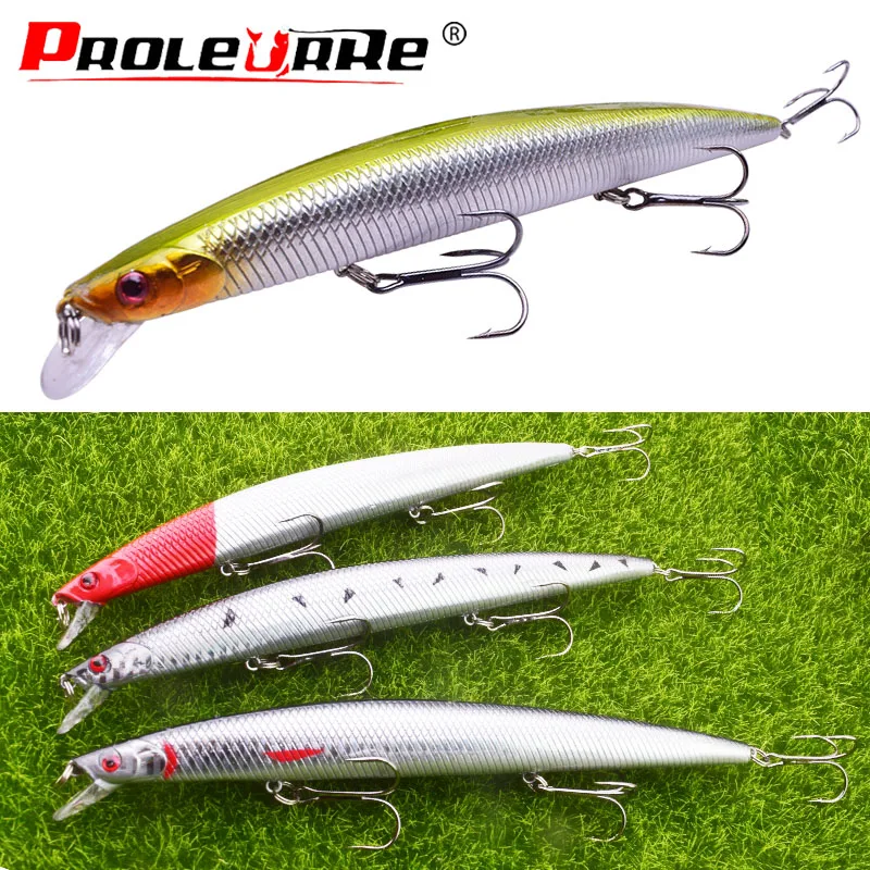 

1Pcs Big Fishing Lure 18cm 23g sinking Minnow Wobblers Bait Crankbait Artificial Hard Bait Swimbait Bass Fishing Tackle PR-207