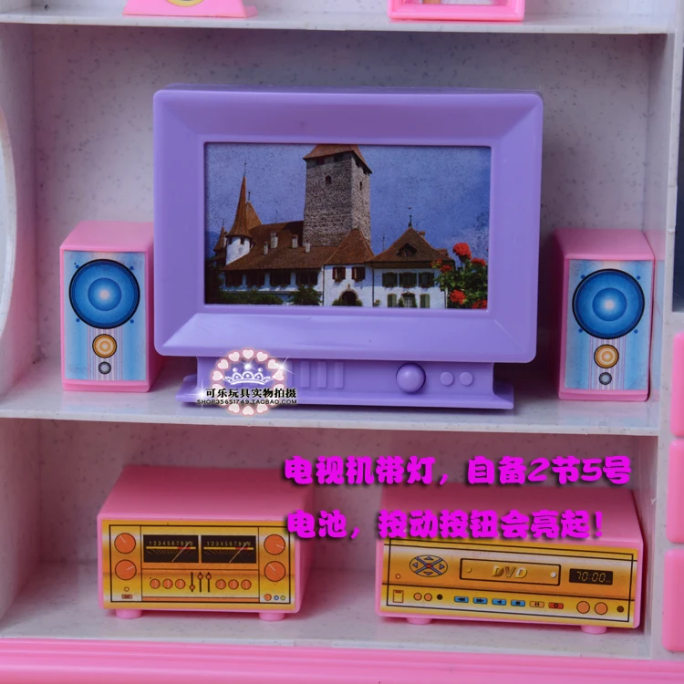 جديد غرفة المعيشة مع أضواء التلفزيون مجموعة خزانة اللعب مجموعة 30 سنتيمتر إكسسوارات دمي ل دمية باربي الفتيات تلعب منزل اللعب هدية عيد ميلاد جديد غرفة المعيشة مع أضواء التلفزيون مجموعة خزانة اللعب مجموعة 30 سنتيمتر إكسسوارات دمي ل دمية باربي الفتيات تلعب منزل اللعب هدية عيد ميلاد