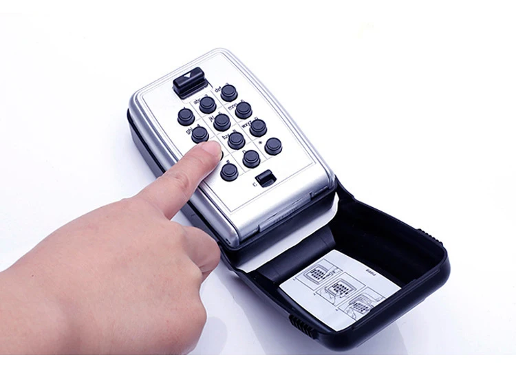 Chave de Bloqueio Caixa de Segurança Montagem na Parede Caixa para Casa Mestre Metal Senha Locker Combinação Código Chaves Keepr Armazenamento Empresa Fábrica Uso Mod. 90476 4 Cheap Cofres