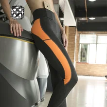 Patchwork Women’s Yoga Leggings Gym Running Compression Cropped Trousers Sportswear for Fitness Pants workout tights