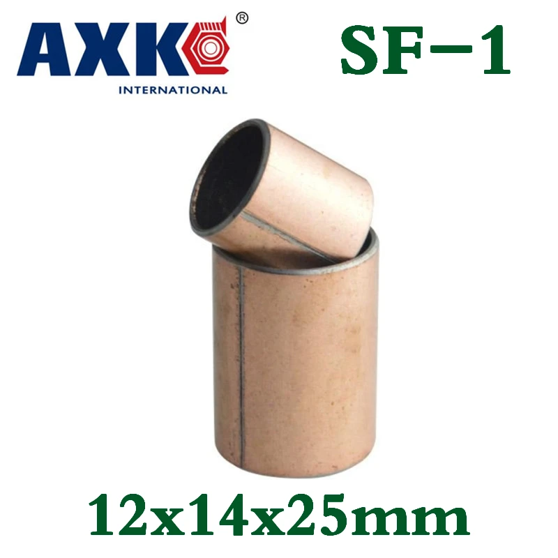 Axk 10 шт. Sf1 Sf-1 1225 10 шт. 1225 12*14*25 самосмазывающийся Композитный Подшипник Втулка 12x14x25 мм