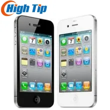 Бесплатный подарок! Apple iphone 4G 8 GB/16 GB/32 GB заводской разблокированный сотовый телефон 3,5 дюймов GPS WIFI 5MP 1 год гарантии
