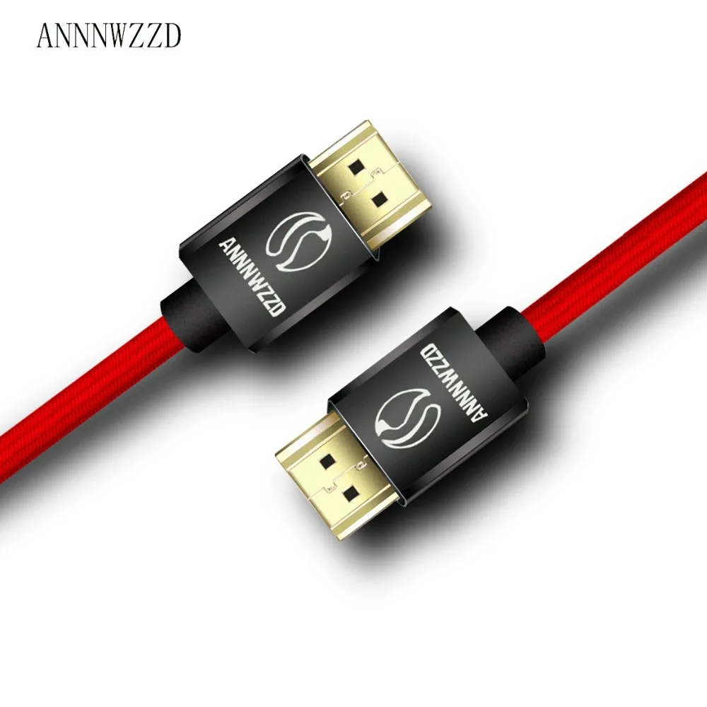 HDMI кабель высокоскоростной 1 м 2 м 3 м 5 м 10 м 6 футов-видео 4K 2160p HD 1080p 3D-Xbox playstation PS3 PS4 tv PC