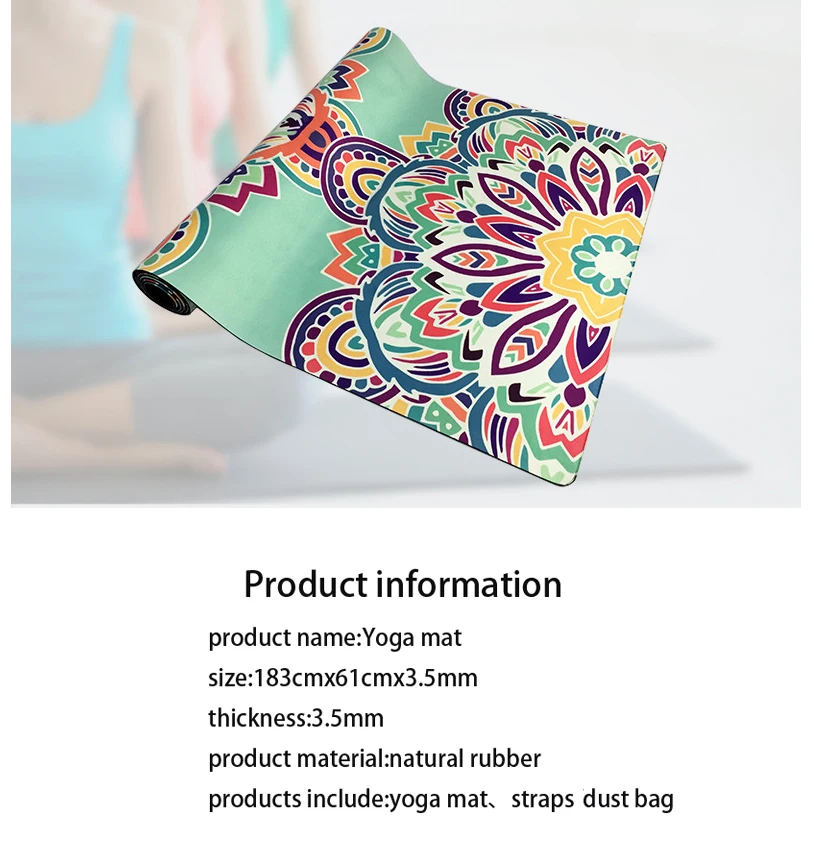 Tempo de lazer esportes yoga mat impressão