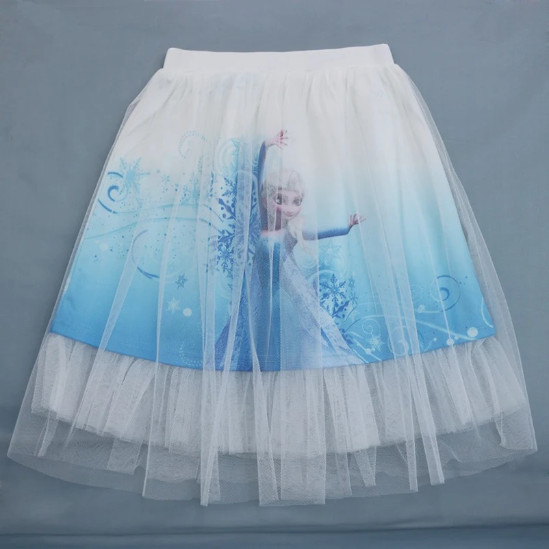 Girls Toddler Skirts Cartoon Unicorn Tutu Pony skirt Princess Clothes Printed Little Lace Girl Clothes Kids Skirt 5100 - Цвет: 5105