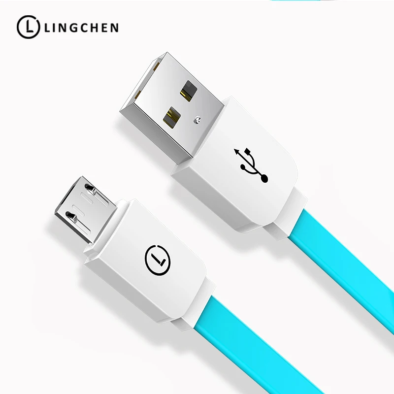 LINGCHEN Micro Usb кабель для samsung S6 S7 2A Быстрая зарядка мобильного телефона кабель для Xiaomi Кабель зарядного устройства микро-usb для huawei