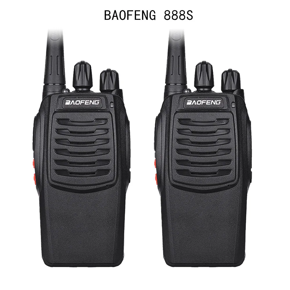 2 шт. Baofeng 888S BF портативная рация 5 Вт Портативное двухстороннее радио UHF 400 470 МГц 16CH