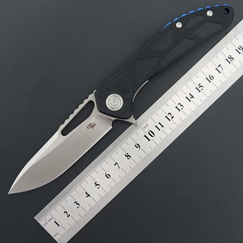 

CH CH3509 folding blade knife D2 G10 handle flipper camping hunting survival pocket tactical knives outdoor Portable EDC knifes