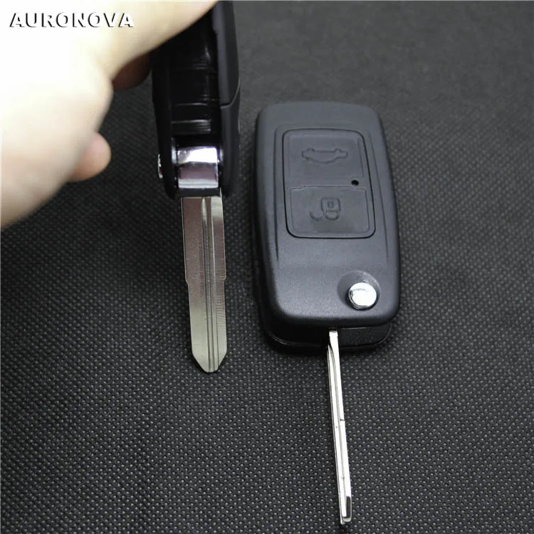Складной чехол для автомобильного ключа пульта Chery A3 A5 Fulwin 2 Cowin 1 3 Tiggo E5 Riich