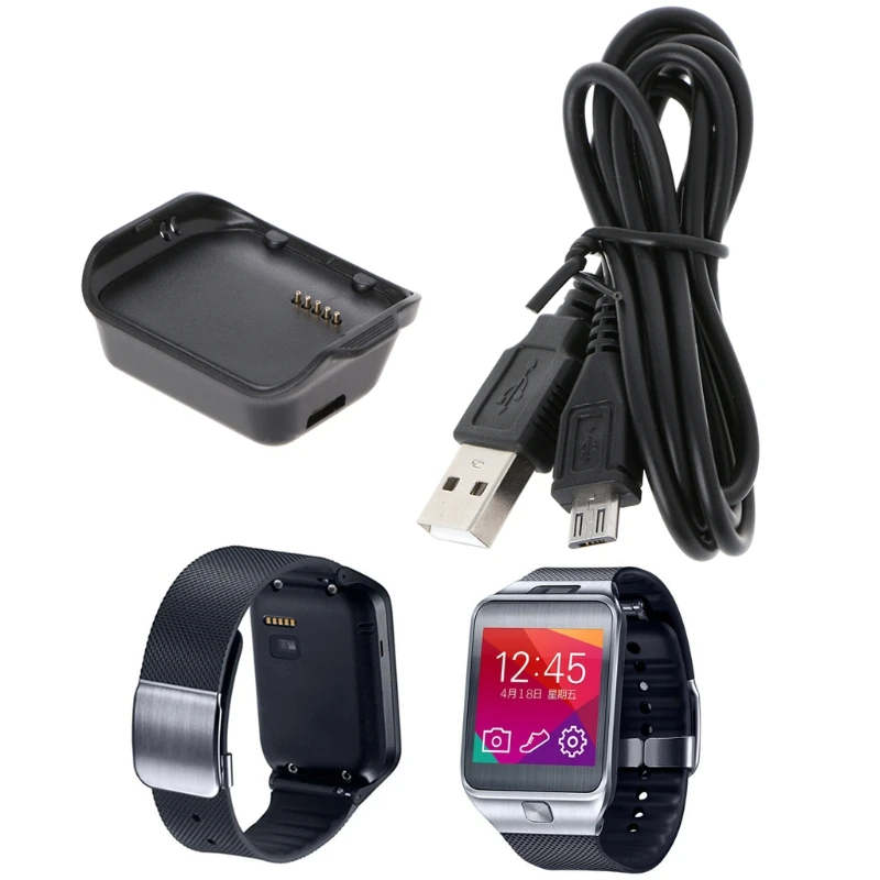 Зарядная док станция с usb кабелем для Samsung Galaxy Gear 2 R380 1 м|Смарт-аксессуары| |