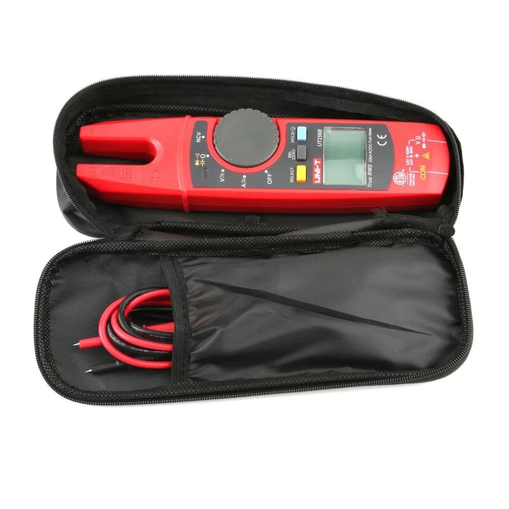 

UT256B Auto Range 200A AC/DC Current True RMS Digital Fork Type Clamp Meter with ohm Capacitance NCV Test Multimeter