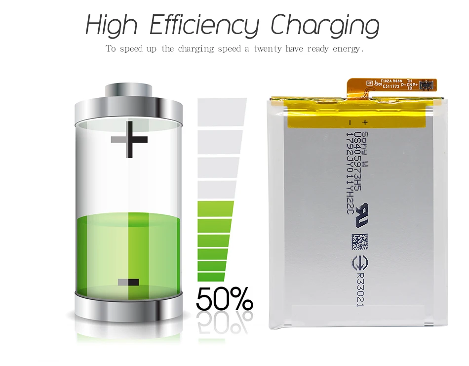 SONY LIS1618ERPC телефон Батарея 2300 ма-ч для Xperia XA F3111 F3112 E5 ...