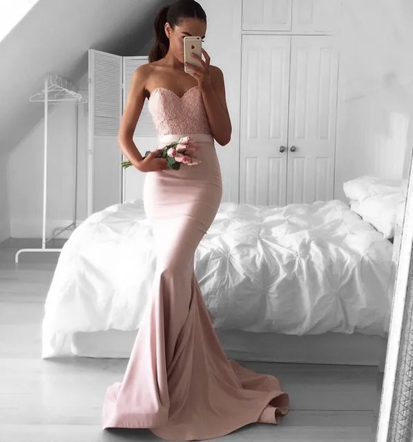 Sexy Satin Bridesmaid Dress