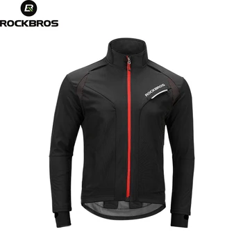 

ROCKBROS Cycling Jacket MTB Winter Windproof Reflective Bike Jersey Cycling Clothing Man Waterproof Men's Windbreakers Jacket