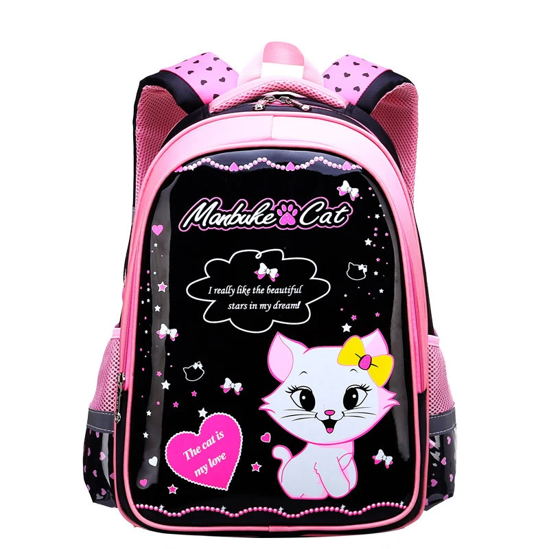 Новинка; 3 шт.; школьные рюкзаки для девочек; детский Ранец с рисунком кота; детские школьные сумки для детского сада; Mochila Escolar; рюкзаки