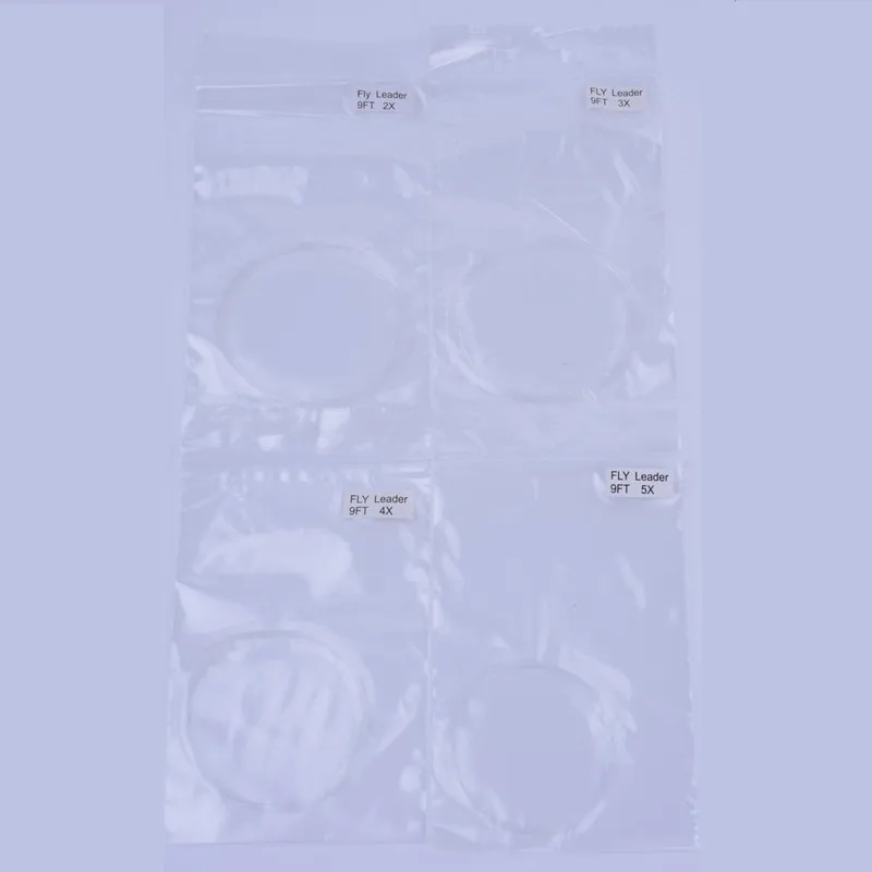 Maxcatch 10 Pieces Tapered Leader Fly Fishing Line 9FT 0X-6X Nylon Fly Fishing Leader Clear